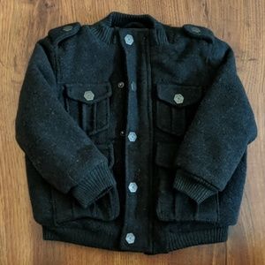 2T wool blend bomber jacket